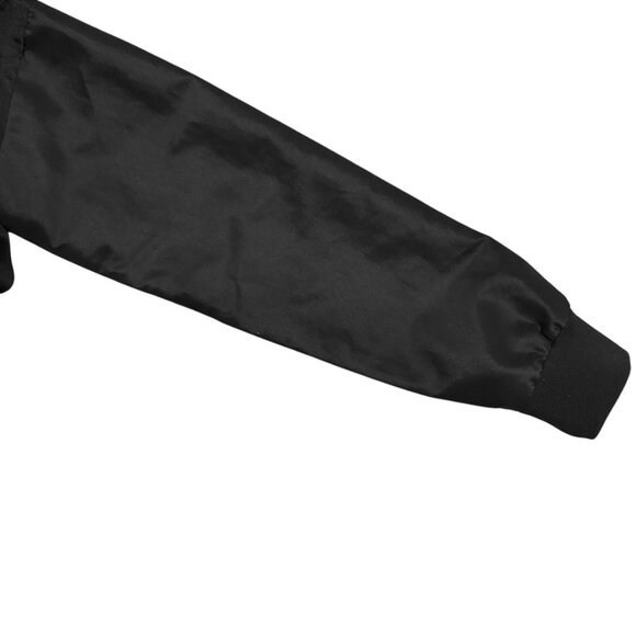 Maniere De Voir Not All Who Wander Are Lost Cropped Bomber Jacket - Picture 6 of 6